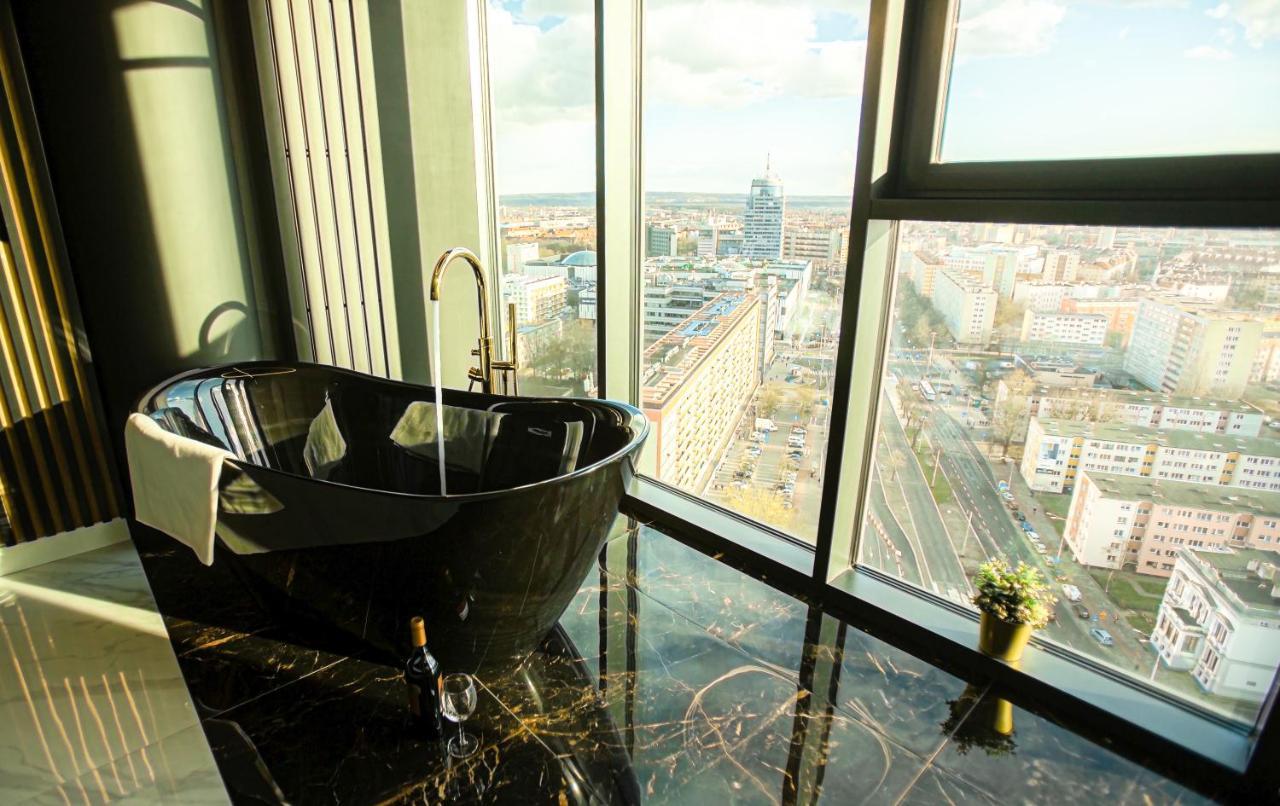 Wanna Na 20 Pietrze, City View, Hanza Tower Шчечин Екстериор снимка